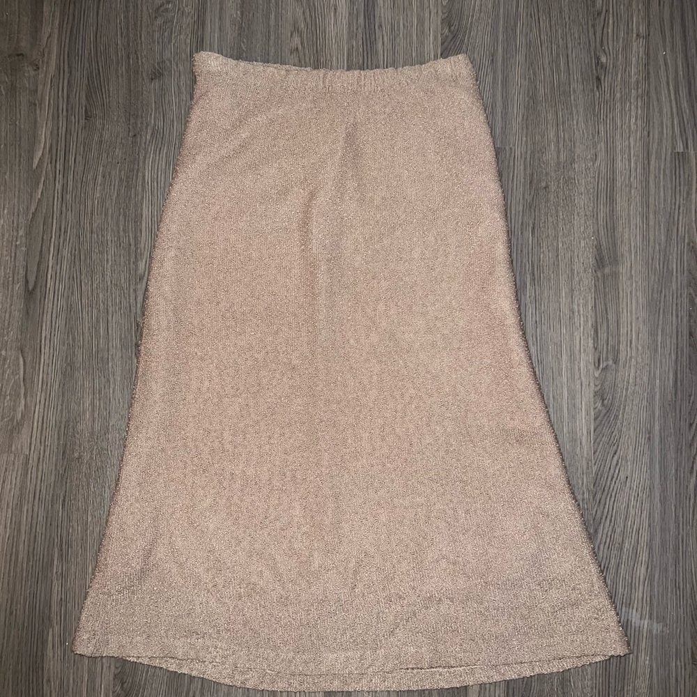 Long Beige Skirt